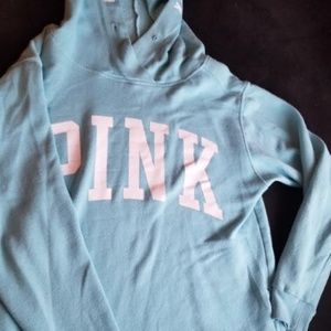 PINK teal hoodie